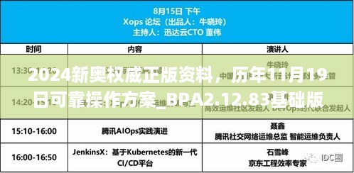 2024新奧權(quán)威正版資料，歷年11月19日可靠操作方案_BPA2.12.83基礎(chǔ)版
