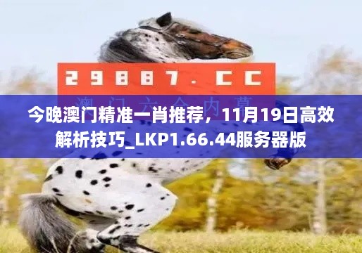 今晚澳門精準一肖推薦，11月19日高效解析技巧_LKP1.66.44服務(wù)器版