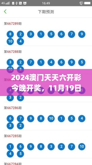 2024澳門天天六開彩今晚開獎(jiǎng)，11月19日多元化策略落實(shí)_DKC9.52.62互助版