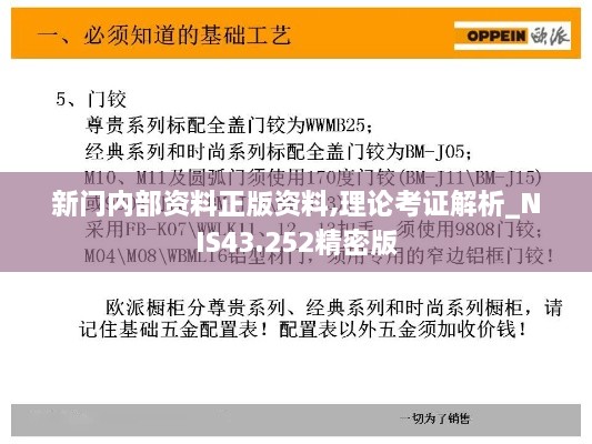 新門內部資料正版資料,理論考證解析_NIS43.252精密版
