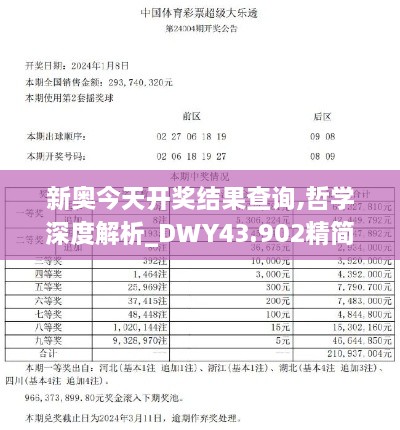 新奧今天開獎(jiǎng)結(jié)果查詢,哲學(xué)深度解析_DWY43.902精簡(jiǎn)版