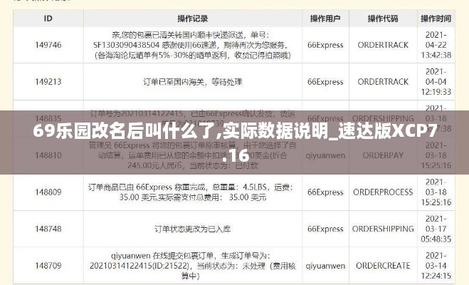 69樂園改名后叫什么了,實(shí)際數(shù)據(jù)說(shuō)明_速達(dá)版XCP7.16