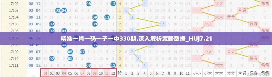 精準一肖一碼一子一中330期,深入解析策略數據_HUJ7.21