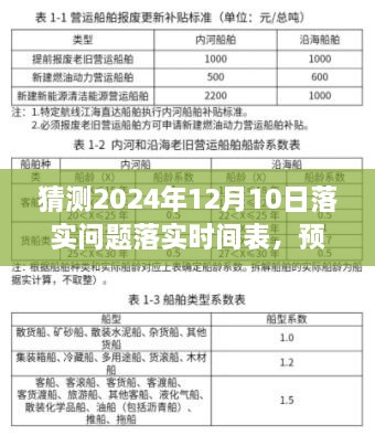 聚焦未來，解讀當(dāng)下——2024年12月10日落實問題時間表全面解析與深度探討產(chǎn)品介紹