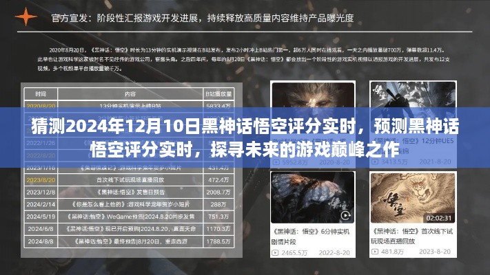 探尋未來游戲巔峰之作，預(yù)測黑神話悟空評分實時，展望2024年12月10日