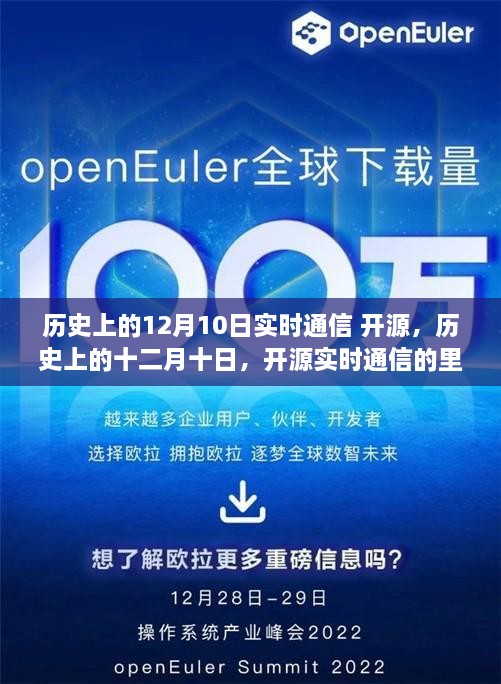 歷史上的十二月十日，實時通信開源里程碑時刻