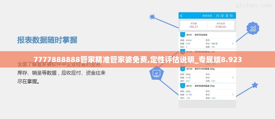 7777888888管家精準(zhǔn)管家婆免費,定性評估說明_專屬版8.923