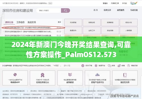 2024年新澳門今晚開獎(jiǎng)結(jié)果查詢,可靠性方案操作_PalmOS12.573