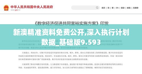 新澳精準資料免費公開,深入執(zhí)行計劃數(shù)據(jù)_基礎(chǔ)版9.593