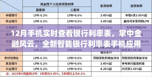 掌中金融風(fēng)云，實(shí)時(shí)查看銀行利率表的手機(jī)應(yīng)用