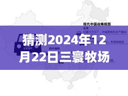 2024年12月22日三寰牧場實時路況分析與展望，周邊交通評測報告