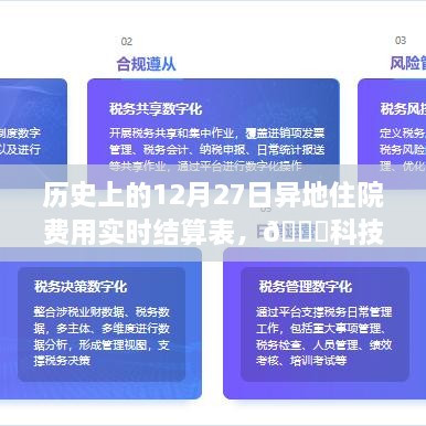 科技賦能醫(yī)療，異地住院費用實時結算表革新之旅（歷史上的12月27日）