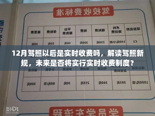 解讀駕照新規(guī)，未來(lái)是否將實(shí)行實(shí)時(shí)收費(fèi)制度？