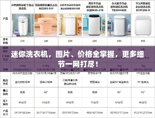 迷你洗衣機(jī)，圖片、價(jià)格全掌握，更多細(xì)節(jié)一網(wǎng)打盡！