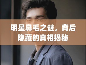 明星鼻毛之謎，背后隱藏的真相揭秘