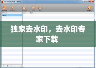 獨(dú)家去水印，去水印專(zhuān)家下載 