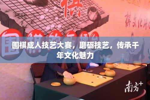 圍棋成人技藝大賽，磨礪技藝，傳承千年文化魅力