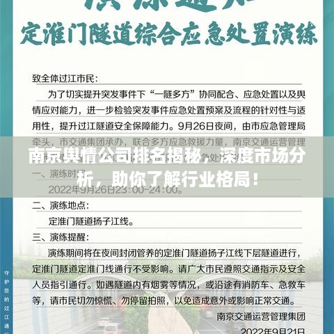 南京輿情公司排名揭秘，深度市場(chǎng)分析，助你了解行業(yè)格局！