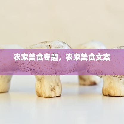農(nóng)家美食專(zhuān)題，農(nóng)家美食文案 