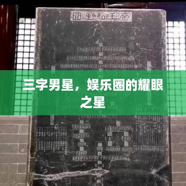三字男星，娛樂圈的耀眼之星