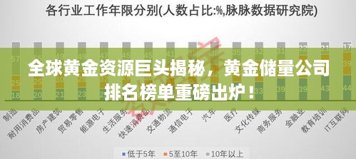 全球黃金資源巨頭揭秘，黃金儲(chǔ)量公司排名榜單重磅出爐！