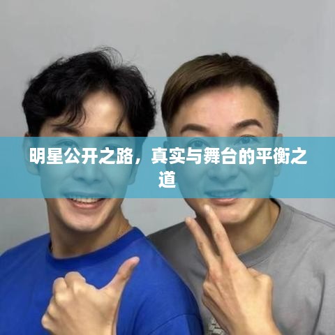 明星公開之路，真實(shí)與舞臺(tái)的平衡之道
