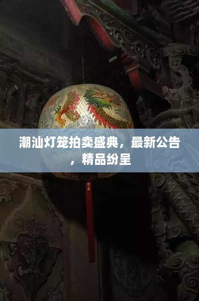 潮汕燈籠拍賣盛典，最新公告，精品紛呈
