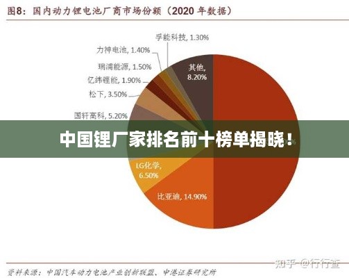中國鋰廠家排名前十榜單揭曉！
