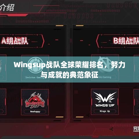 Wingsup戰(zhàn)隊全球榮耀排名，努力與成就的典范象征