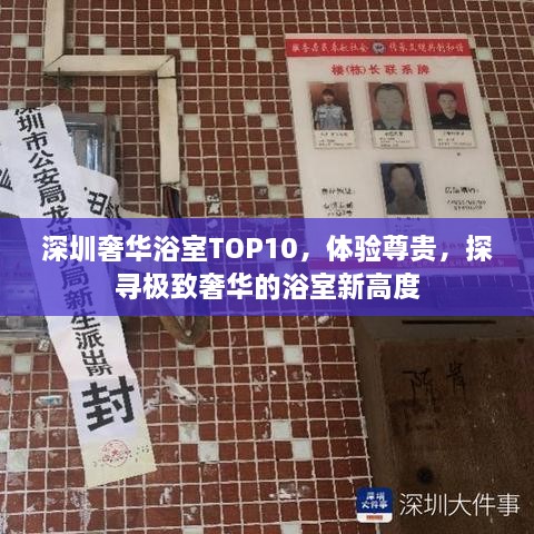 深圳奢華浴室TOP10，體驗尊貴，探尋極致奢華的浴室新高度