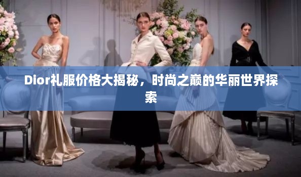 Dior禮服價(jià)格大揭秘，時(shí)尚之巔的華麗世界探索