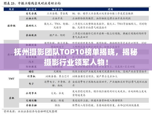 撫州攝影團(tuán)隊(duì)TOP10榜單揭曉，揭秘?cái)z影行業(yè)領(lǐng)軍人物！