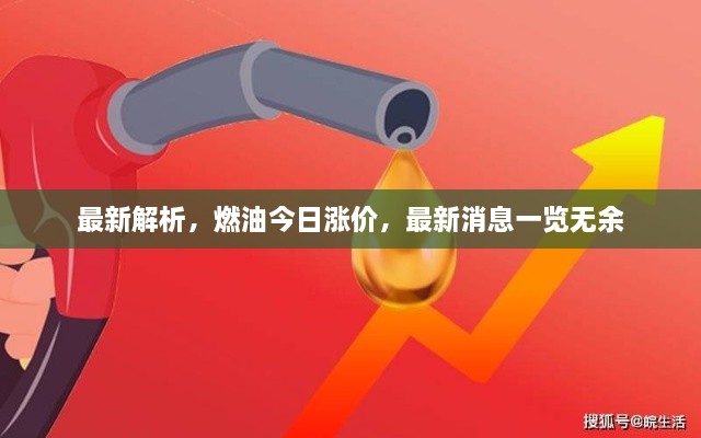 最新解析，燃油今日漲價，最新消息一覽無余