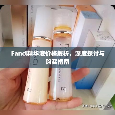 Fancl精華液價(jià)格解析，深度探討與購(gòu)買(mǎi)指南