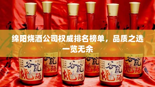 綿陽(yáng)燒酒公司權(quán)威排名榜單，品質(zhì)之選一覽無(wú)余