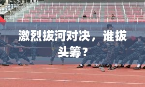 激烈拔河對決，誰拔頭籌？