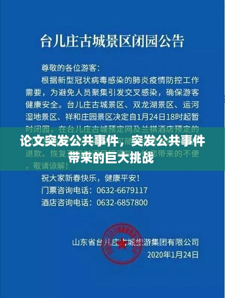 論文突發(fā)公共事件，突發(fā)公共事件帶來的巨大挑戰(zhàn) 