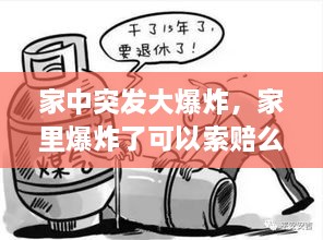 家中突發(fā)大爆炸，家里爆炸了可以索賠么 