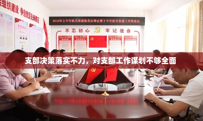 支部決策落實(shí)不力，對支部工作謀劃不夠全面 