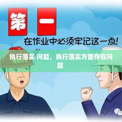 執(zhí)行落實 問題，執(zhí)行落實方面存在問題 