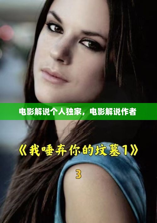 電影解說個人獨家，電影解說作者 