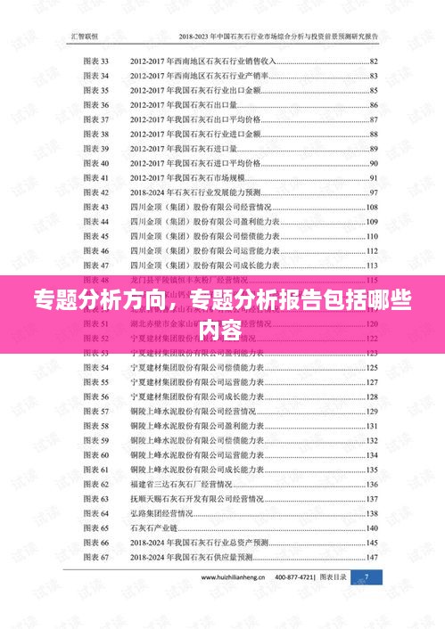 專題分析方向，專題分析報(bào)告包括哪些內(nèi)容 