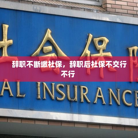 辭職不斷繳社保，辭職后社保不交行不行 