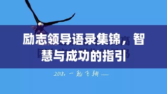 勵志領(lǐng)導(dǎo)語錄集錦，智慧與成功的指引