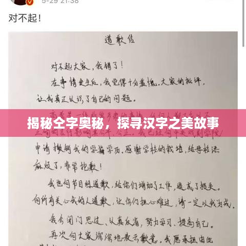 揭秘仝字奧秘，探尋漢字之美故事